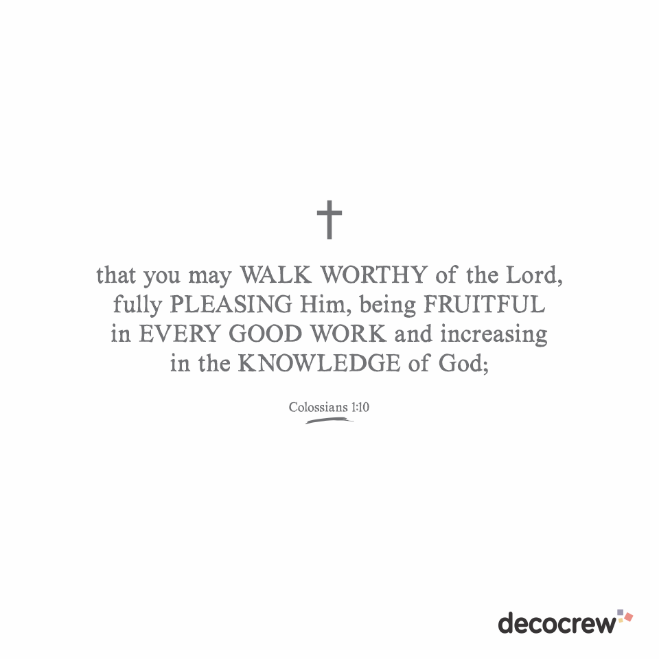 Colossians 1.10 cutout 2