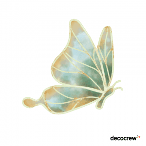 butterfly_set 2_green_wall_sticker