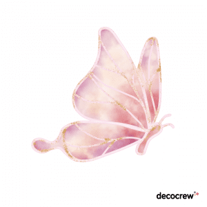 butterfly_set 2_pink_wall_sticker