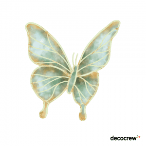 butterfly_set 3_green_wall_sticker
