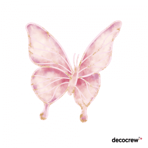 butterfly_set 3_pink_wall_sticker