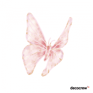 butterfly_set 4_pink_wall_sticker