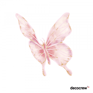 butterfly_set 6_pink_wall_sticker