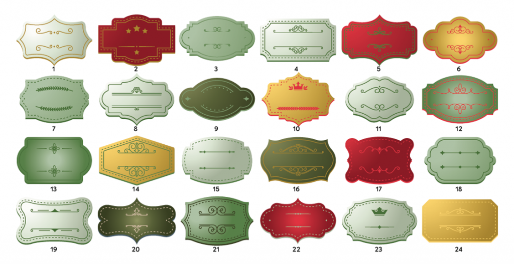 christmas labels - classic_christmas