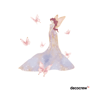 Painted Fairy Princess 4 Wall Sticker
