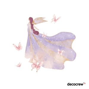 Painted Fairy Princess 5 Wall Sticker