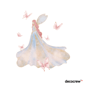 Painted Fairy Princess 6 Wall Sticker