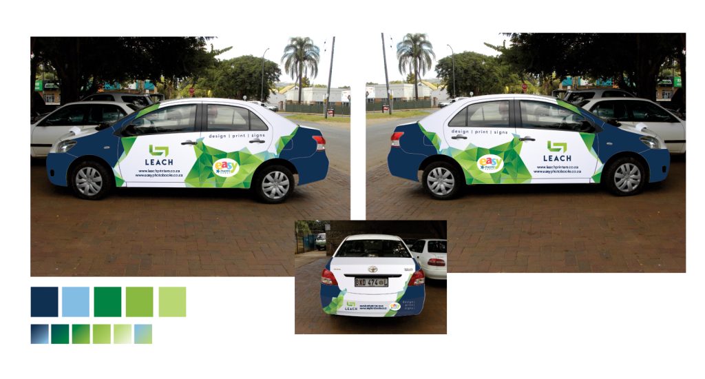 Leach - Vehicle branding (Yaris)