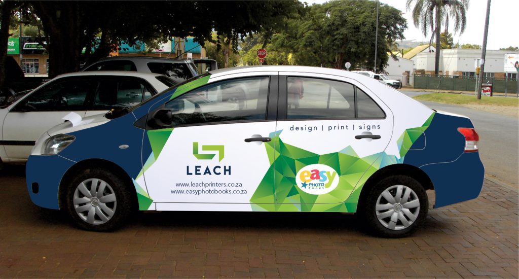 Leach - Vehicle branding (Yaris) crop